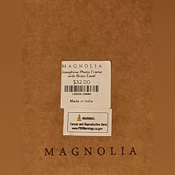 Magnolia Josephine Brass Easel Photo Frame - Picture 4 of 12